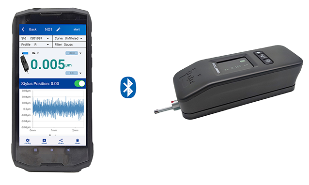 Bedienung des TIME®3226 über die Smartphone-App per Bluetooth