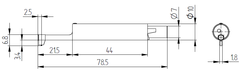 Rauheitsmessgerät TR200 - Zubehör TS-130 Rauheitsmessgerät TR200 - Zubehör TS-130