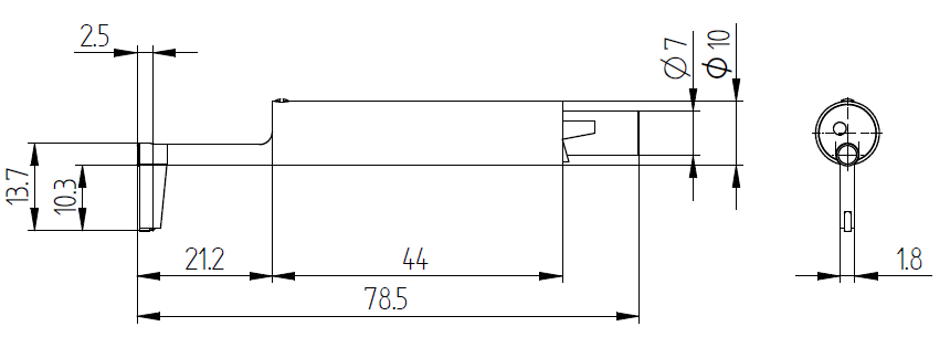 Rauheitsmessgerät TR200 - Zubehör TS-131 Rauheitsmessgerät TR200 - Zubehör TS-131
