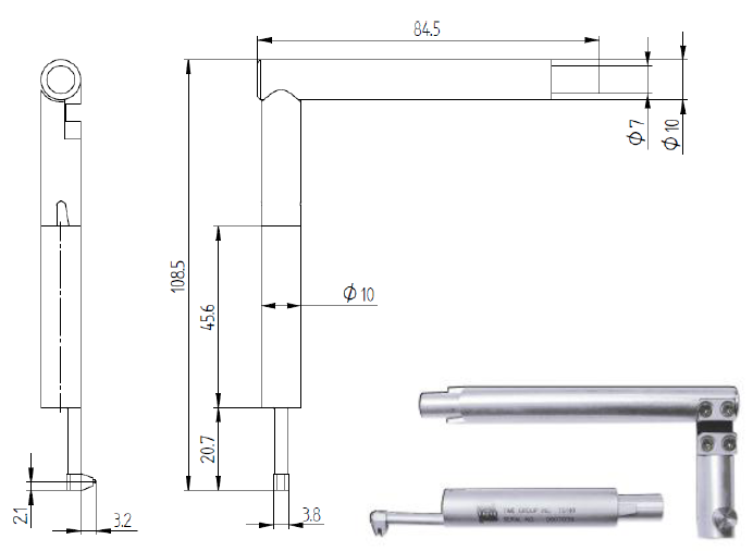 Rauheitsmessgerät TR200 - Zubehör TS-140 Rauheitsmessgerät TR200 - Zubehör TS-140